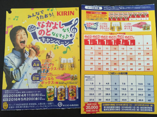 kirin キリン のどごし　なかよしなら、のどならそう♪キャンペーン