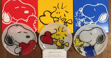 ローソン「スヌーピー ガラスプレート3種セット」が当選
