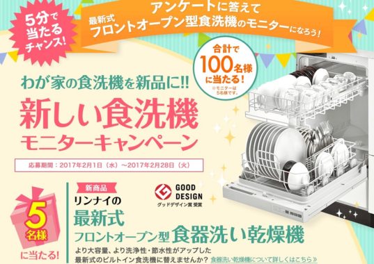 最新式 フロントオープン型食器洗い乾燥機 モニター