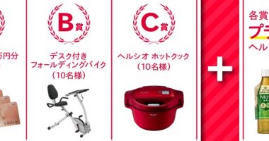 花王の「ヘルシア 『脂肪を代謝する力を高める』4週間チャレンジキャンペーン」
