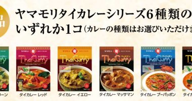 毎月5,000名様に当たる☆ヤマモリ「クイズに答えてタイカレーが当たるキャンペーン」