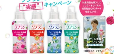 ライオンの「ソフランでとことん 実感キャンペーン