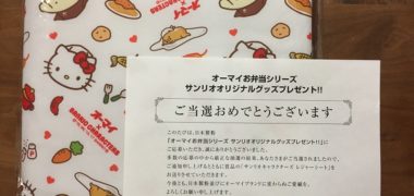 日本製粉のハガキ懸賞で「サンリオキャラクターズ レジャーシート」が当選