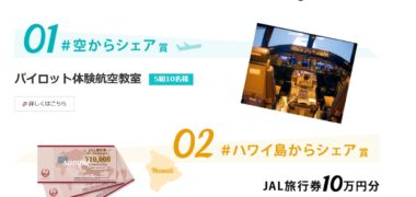 JAL国際線の「#JALみんなのハワイ島 Share Campaign