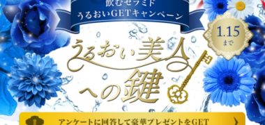 エーザイの「飲むセラミドうるおいGETキャンペーン