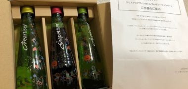 リードオフジャパンのTwitter懸賞で「アップルタイザー」が当選