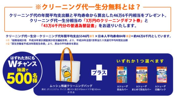 エステーの「ムシューダ発売30周年記念プレゼントキャンペーン