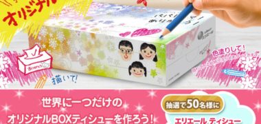 世界に一つだけのオリジナルボックスティシューを作ろう!キャンペーン