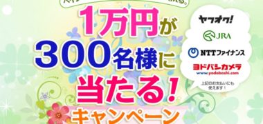 日本マルチペイメントネットワーク推進協議会の「Pay-easy 1万円が300名に当たる!キャンペーン