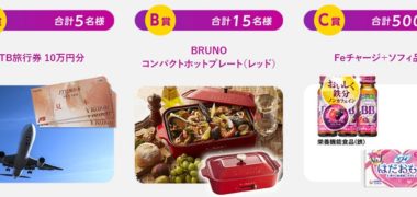 エーザイの「毎月当たる!プレゼントキャンペーン
