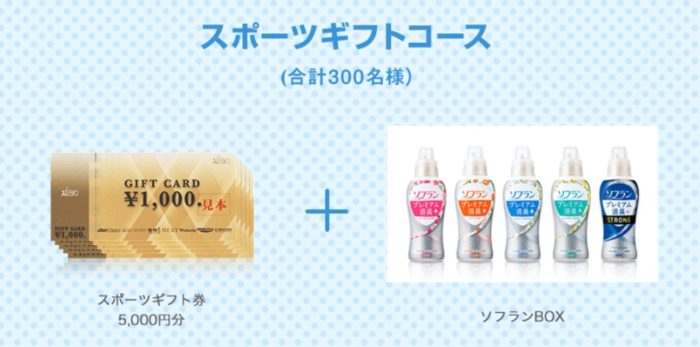 スポーツギフトコース / マイキャップコース
