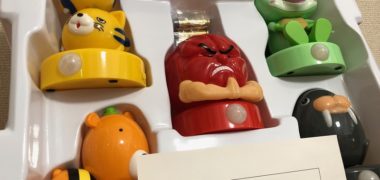 ノーベル製菓のハガキ懸賞で「ノーベルキャラクターセンサーライトセット」が当選