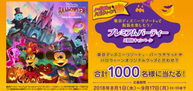 ディズニーチケットや宿泊が当たる懸賞まとめ ~2018年8月現在~
