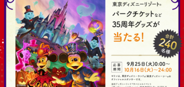 ディズニーチケットや宿泊が当たる懸賞まとめ ~2018年10月現在~