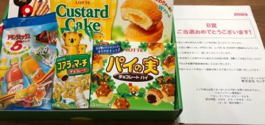 フィール×ロッテのハガキ懸賞で「ロッテお菓子詰め合わせ」が当選
