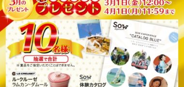 毎月抽選・定期抽選の懸賞キャンペーンまとめ ~2019年3月現在~