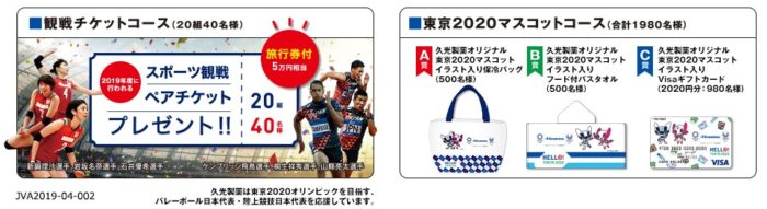 観戦チケットコース / 東京2020マスコットコース