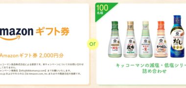 キッコーマンの「レスソルな食卓投稿キャンペーン