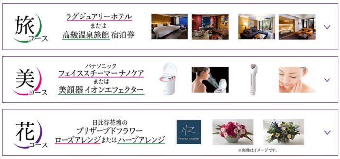  全国厳選 ラグジュアリーホテル宿泊券 / 高級温泉旅館宿泊券 / パナソニック フェイススチーマー ナノケア など