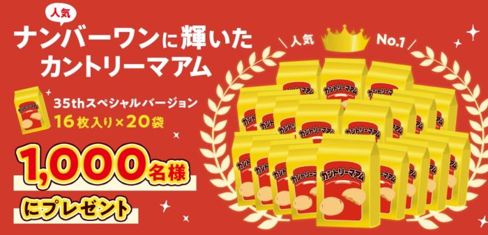 人気ナンバーワンに輝いたカントリーマアム 20袋