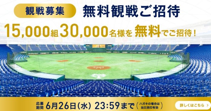 サントリードリームマッチ2019 入場整理券