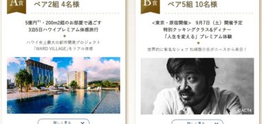 高級不動産仲介ブランド サザビーズ インターナショナル リアルティの「5億円の超高級コンド宿泊セレブリティ薫るハワイの旅!」キャンペーン