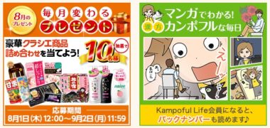 毎月抽選・定期抽選の懸賞キャンペーンまとめ ~2019年8月現在~