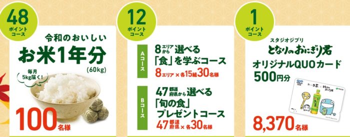 伊藤園の「お～いお茶 令和のお米1年分などが当たる！プレゼント」キャンペーン