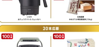 コカ・コーラの「ジョージアを買って “くらし応援グッズ” 当たる!」キャンペーン