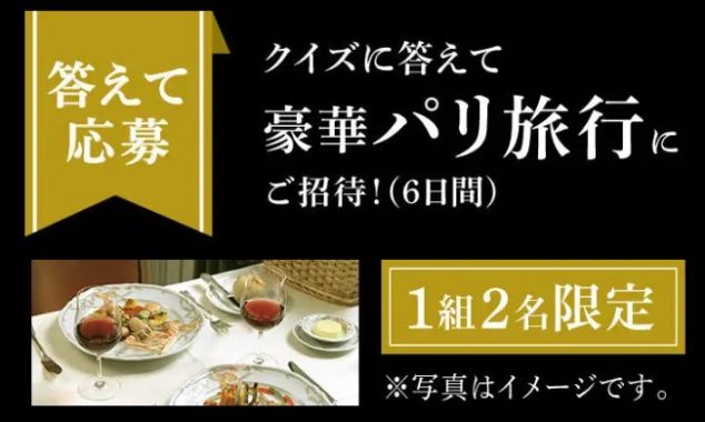豪華パリ旅行 6日間