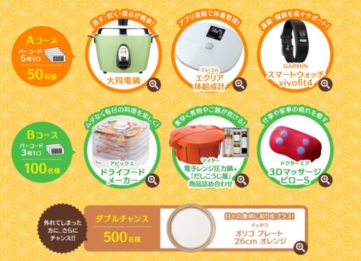 エクリア 体組成計、GARMIN スマートウォッチ、電子レンジ圧力鍋、ドクターエア 3Dマッサージピロー など