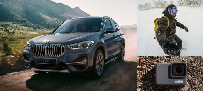 ニューBMW X1 試乗付きエキサイティングな体験プログラム＋GoPro MAX VIPキット ほか