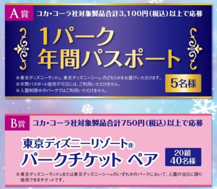 ディズニー 年間パスポート / 東京ディズニーリゾート パークチケット ペア / JCB商品券 1,000円分