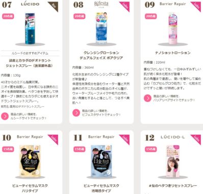 マンダムグループ　春の新商品プレゼント