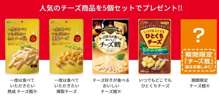 なとりチーズ商品 5個セット