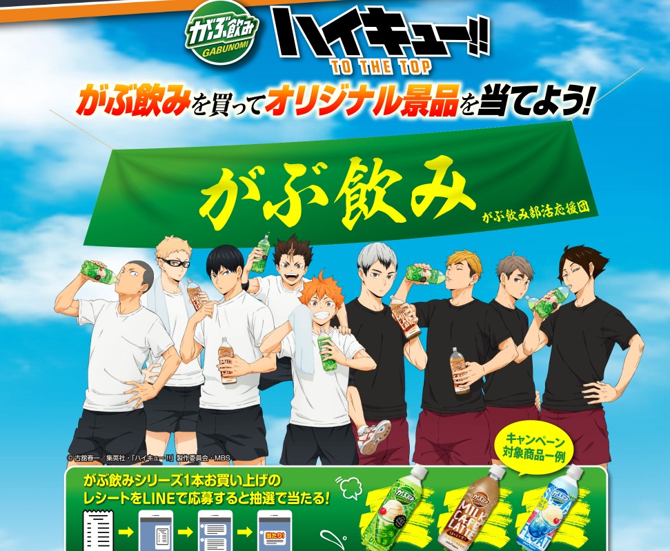 ハイキュー がぶ飲みキャンペーン 稲荷崎 カード チケットホルダー