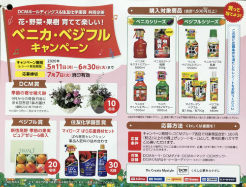 【ハガキ懸賞の旅】～DCMグループ編～ 2020年6月分