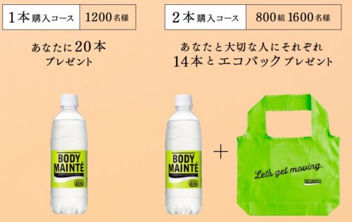 7.17-その手に届け、ボディメンテ ドリンク 20本プレゼントキャンペーン|大塚製薬