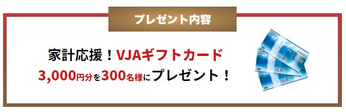VJAギフトカード 3,000円分