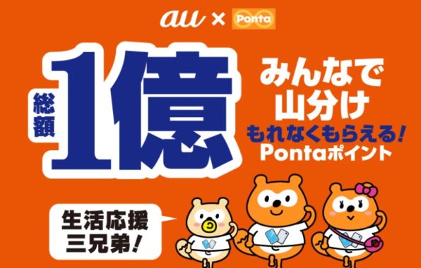 総額1億Pontaポイント山分け権利