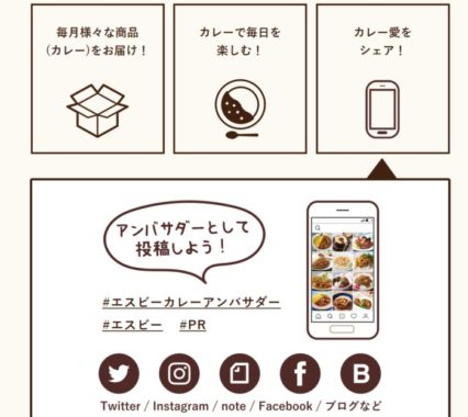 エスビー食品のカレーアンバサダー