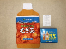 伊藤園のハガキ懸賞で「ひんやり寝袋」をいただきましたー☆