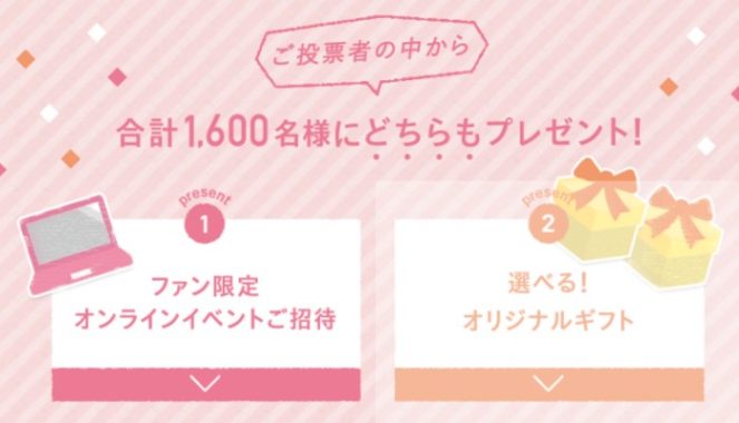オンラインイベント招待券+選べるオリジナルギフト