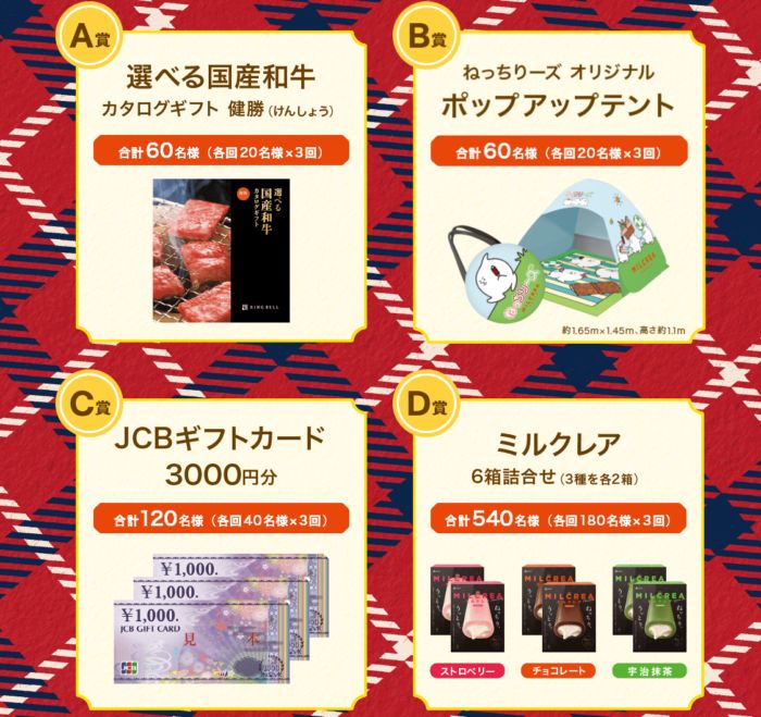 ハガキ懸賞 カタログギフトやミルクレア詰め合わせが当たるキャンペーン 懸賞で生活する懸賞主婦ブログ