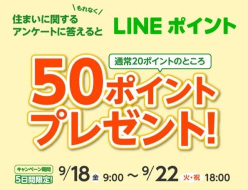 LINEポイント 50ポイント