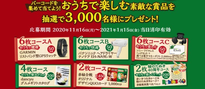 あなたはどっち！？　赤いきつねと緑のたぬき　赤緑合戦プレゼントキャンペーン　｜　東洋水産株式会社