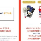 10,000円分のギフト券や関西グッズが当たるアンケートキャンペーン☆