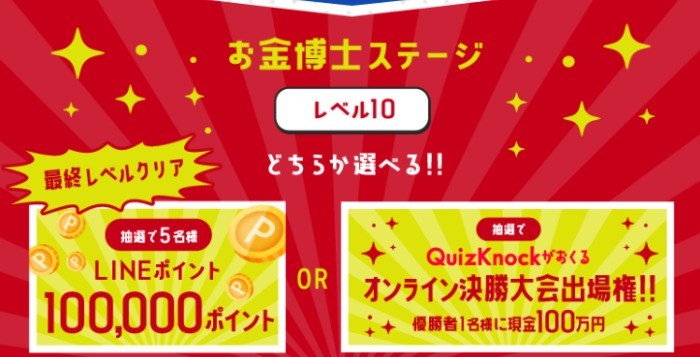 現金100万円ももらえる豪華クイズキャンペーン 懸賞で生活する懸賞主婦