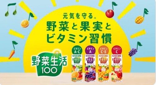 野菜と果実とビタミン習慣キャンペーン