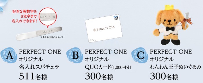 オリジナルグッズが当たる「PERFECT ONE」店舗購入限定キャンペーン｜新日本製薬